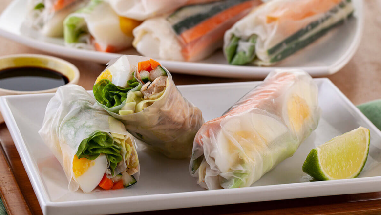 Rolinhos de Legumes Assados